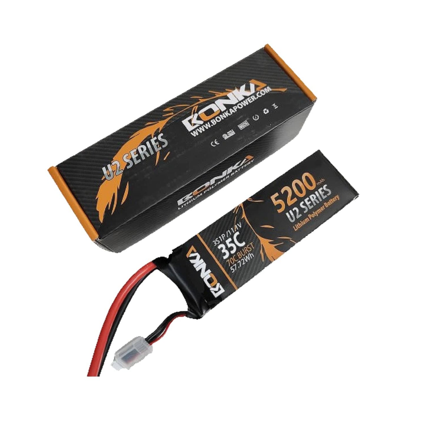 Bonka 5200mAh Lipo Battery 11.1v 35C CT60 Lipo Battery