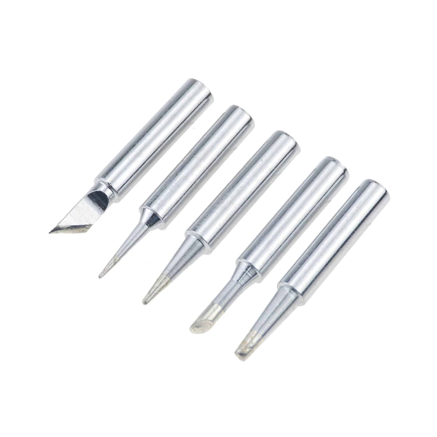 Soldering Tip Set 5 Pcs Soldering Iron Tip Set Steel Head