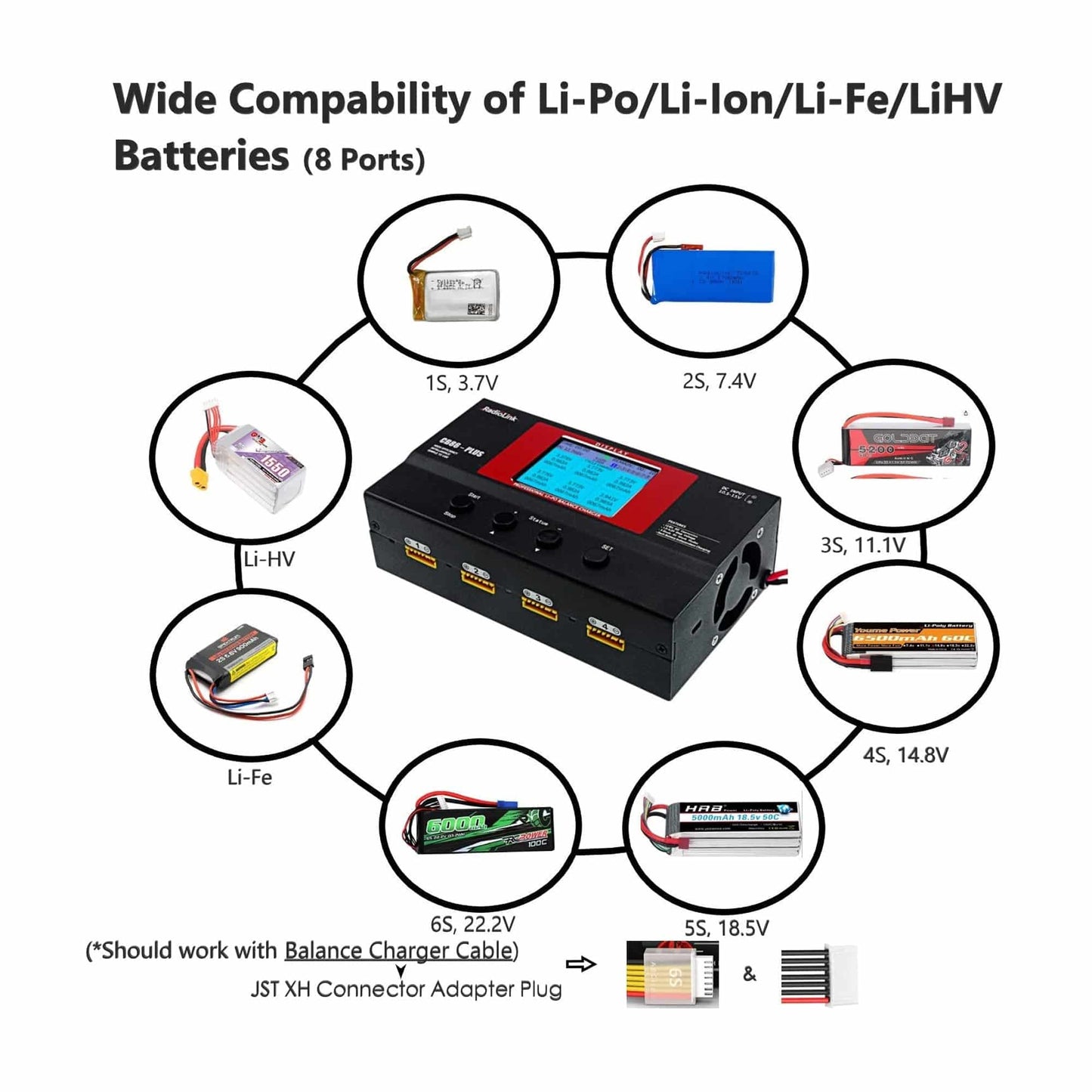 Radiolink CB86-PLUS Balance Charger (Without Power Supply)