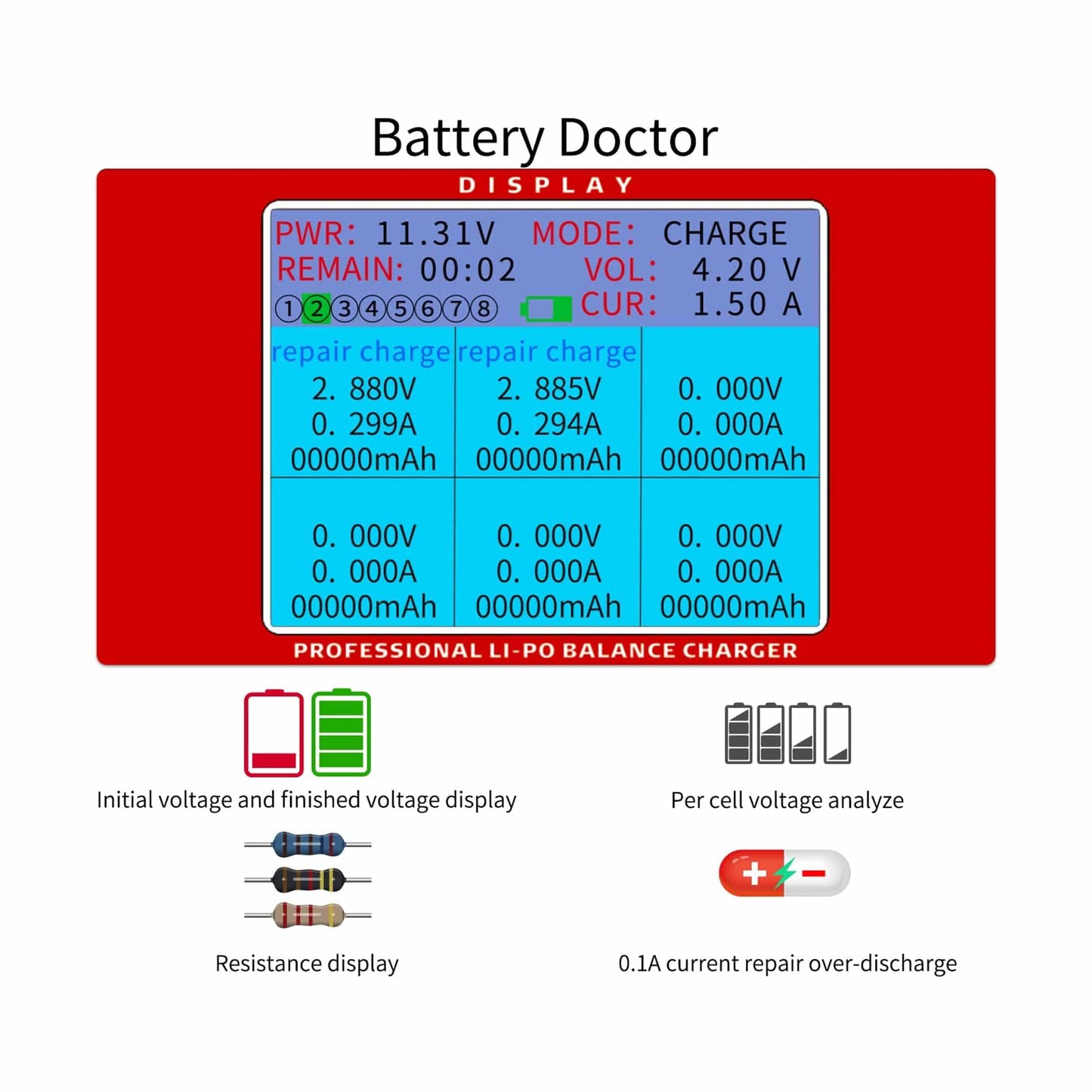 Radiolink CB86-PLUS Balance Charger (Without Power Supply)