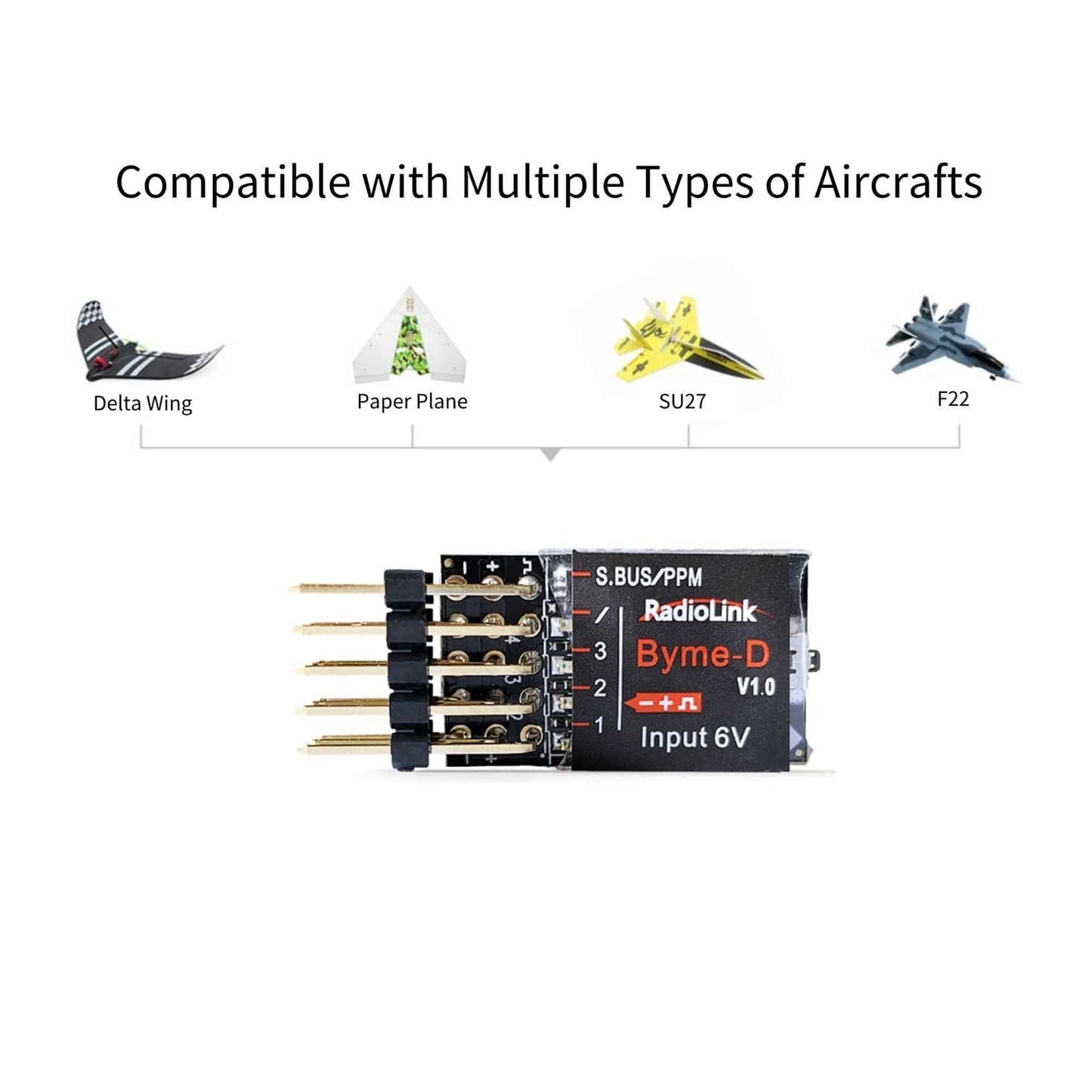 Radiolink Byme-D Flight Controller for SU27 F22