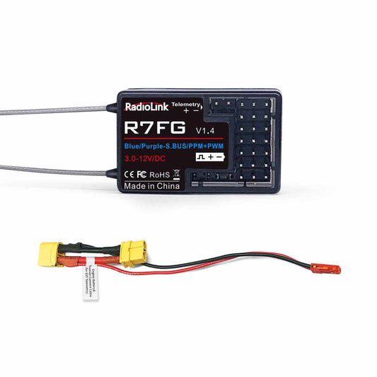 Radiolink R7FG RC Receiver 7 Channels RC Gyro Receiver