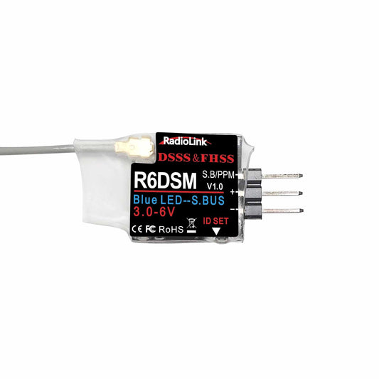 Radiolink R6DSM RC Receiver 2.4Ghz 10 Channels