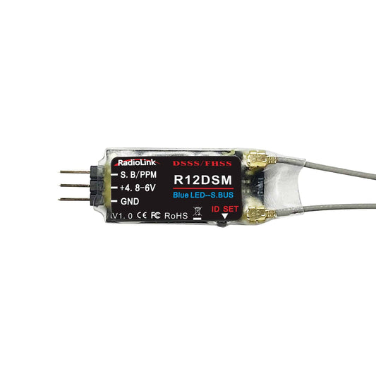 Radiolink R12DSM RC Receiver 2.4Ghz 12 Channels Micro