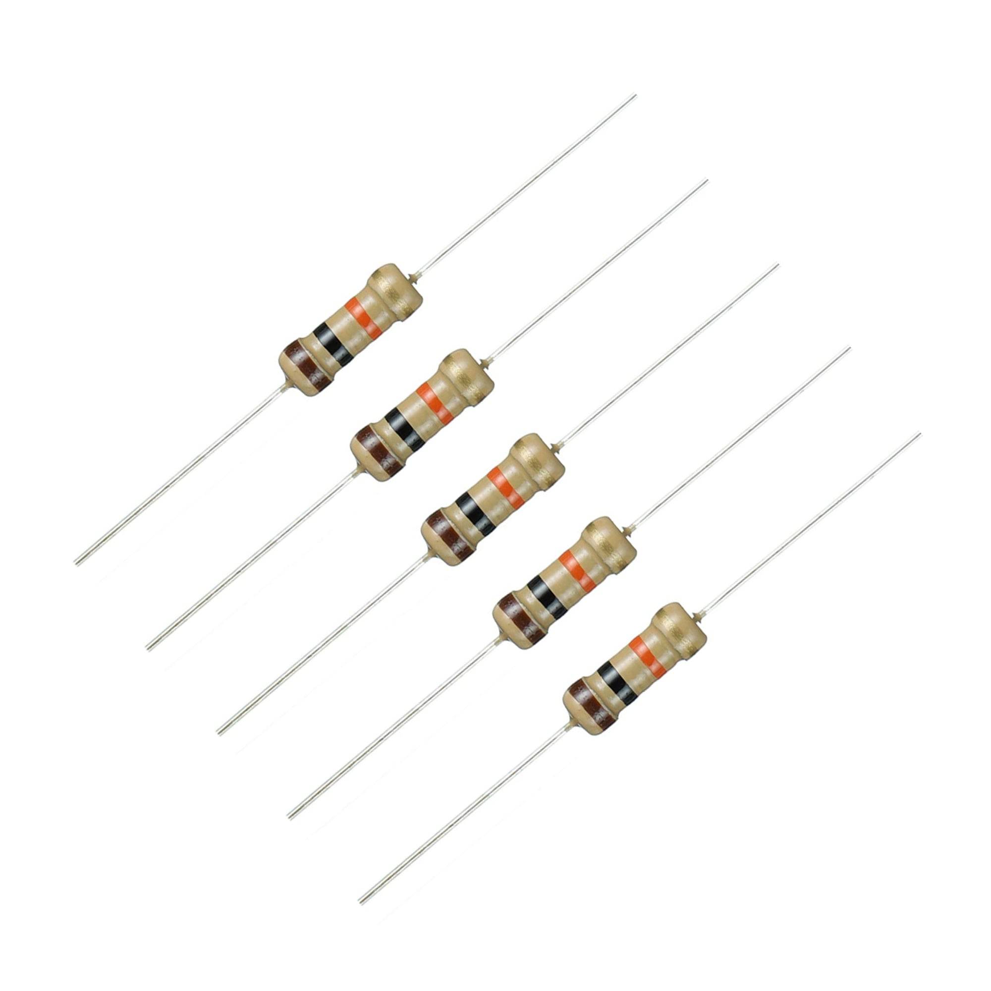 Composant électronique DIY 100 Résistances 100 1/2W - Film Métallique 1% Tolérance - Pour Projets Électroniques Expériences Bricolage Composant électronique DIY 100 Résistances 100 1/2W - Film Métallique 1% Tolérance - Pour Projets Électroniques Expériences Bricolage
