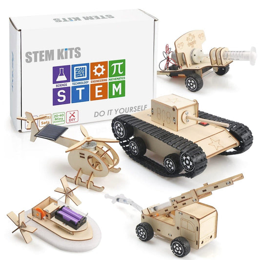5-in-1 STEM Model Car DIY Kit for Kid 8-12 Years Educational