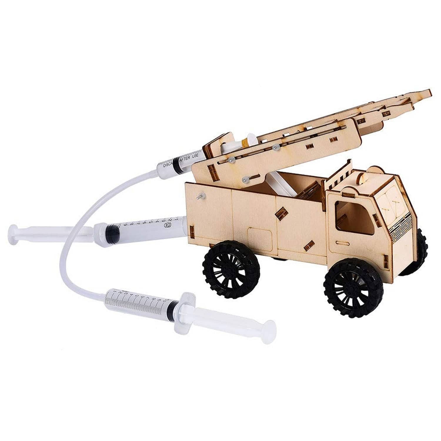 DIY Fire Truck STEM Kit Hydraulic Ladder Fire Truck