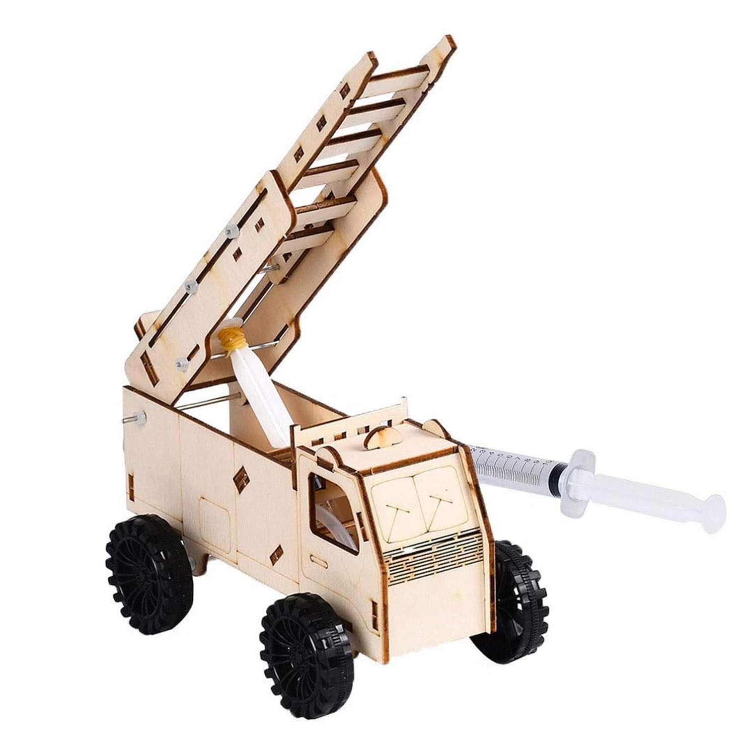 DIY Fire Truck STEM Kit Hydraulic Ladder Fire Truck