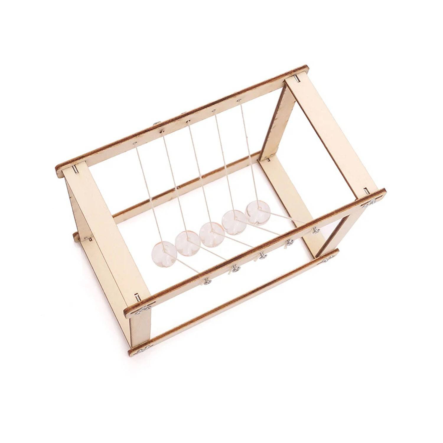 DIY Newton's Cradle STEM Kit DIY Wooden Science Toy