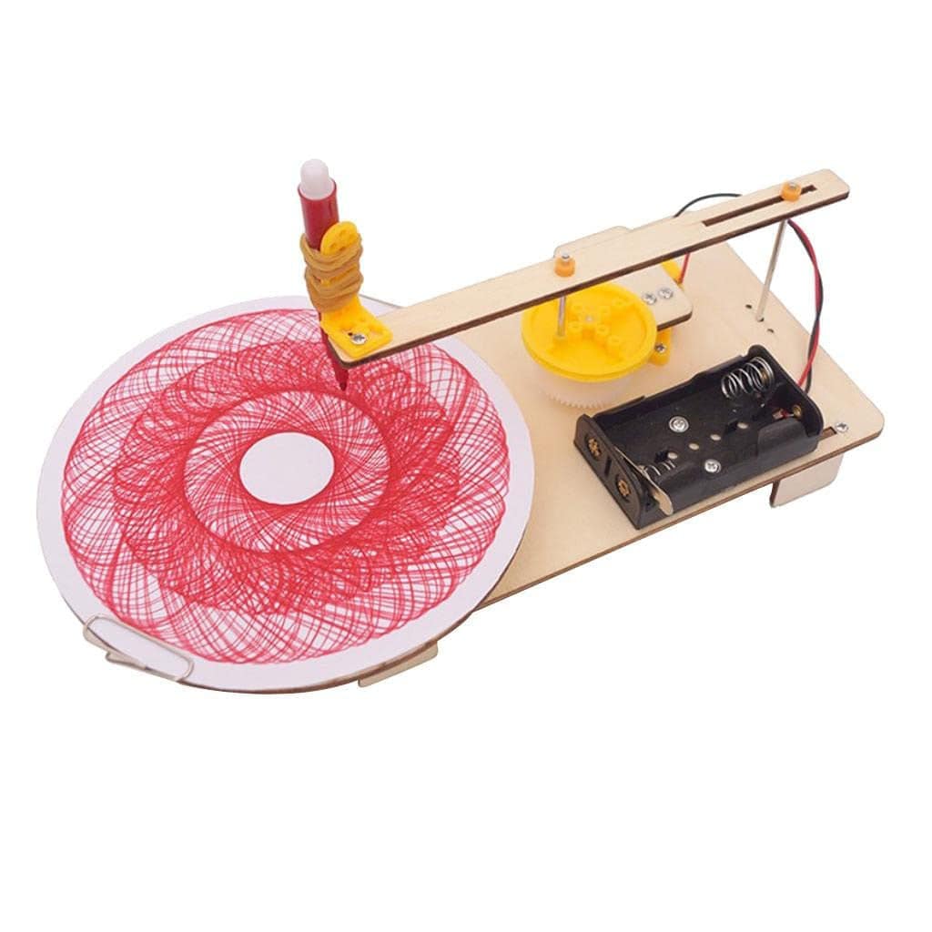 DIY Autoplotter Drawing STEM Kit DIY Wooden Auto Drawing