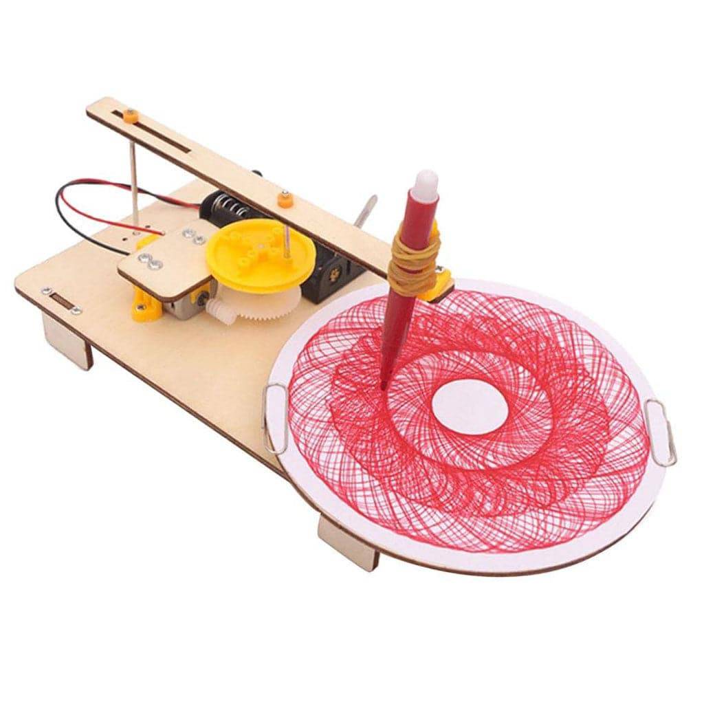 DIY Autoplotter Drawing STEM Kit DIY Wooden Auto Drawing