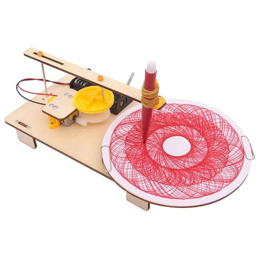 DIY Autoplotter Drawing STEM Kit DIY Wooden Auto Drawing