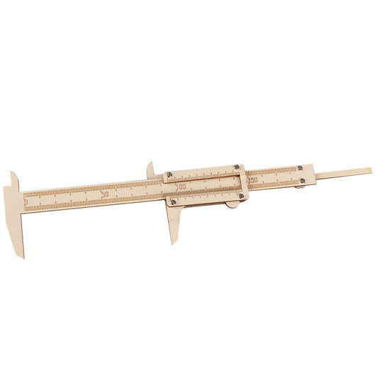 DIY Vernier Caliper STEM Kit Physics Experiments Measuring Tool Wooden Vernier Caliper Educational Toys For Children - RS6247