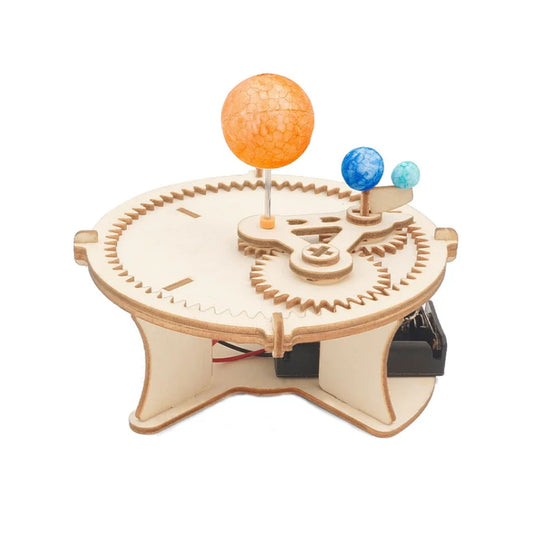 DIY Solar System STEM Kit Build Your Own Earth-Moon-Sun Model Hands-On Solar System Learning Kit Kids' Solar System Construction Set Montessori STEM Learning: Build & Learn - RS6251