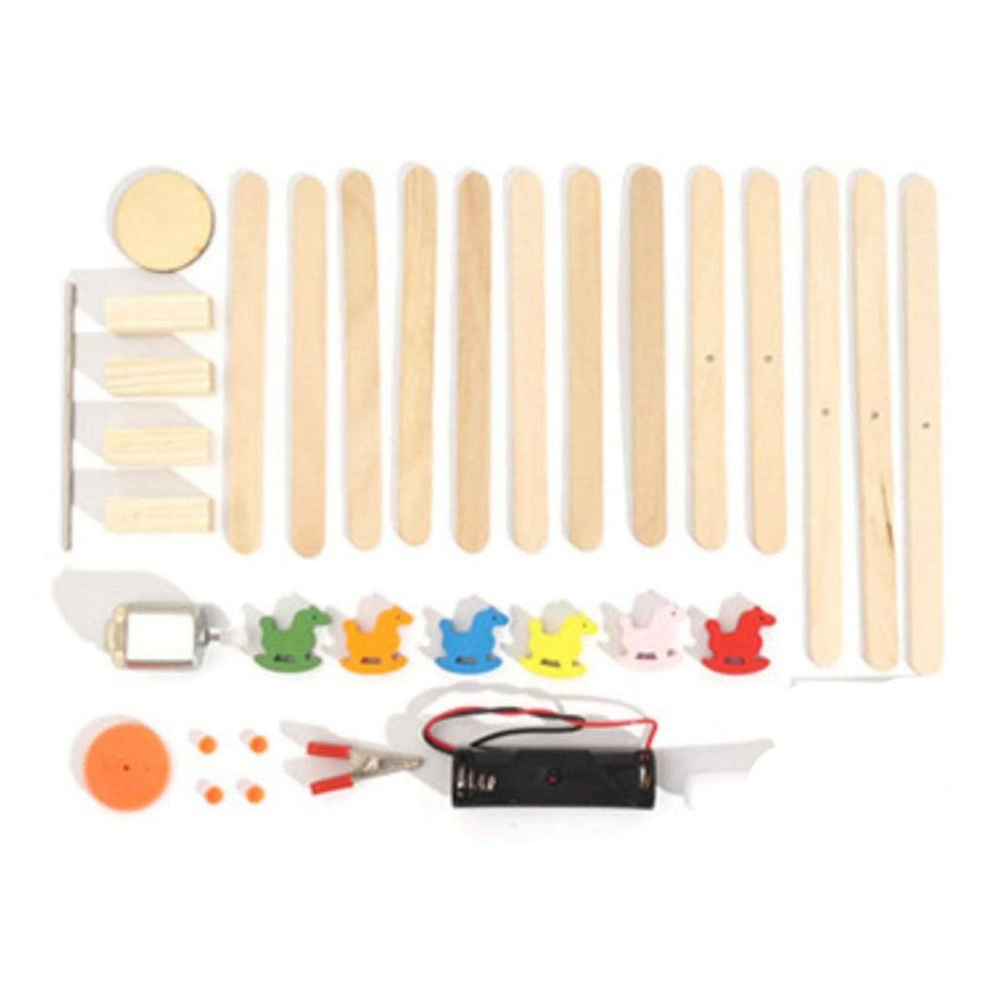 DIY Whirligig Carousel STEM Kit Wooden Merry-Go-Round