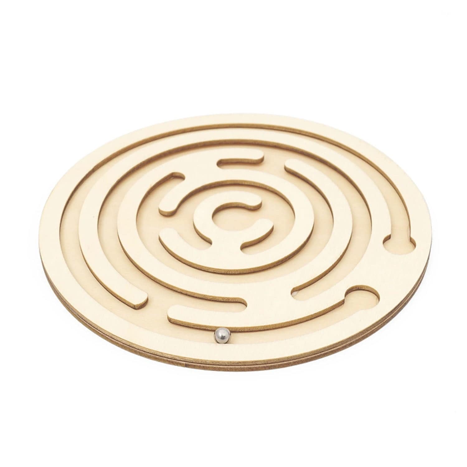 DIY Circular Maze STEM Kit Wooden Puzzle Maze Toy