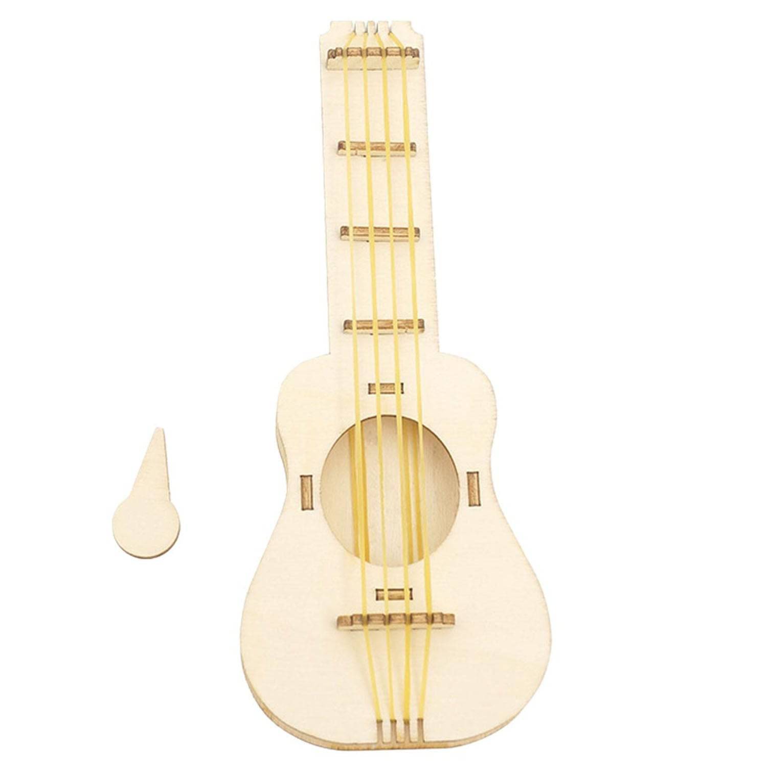 DIY Musical Guitar STEM Kit Wooden Guitar Kits DIY