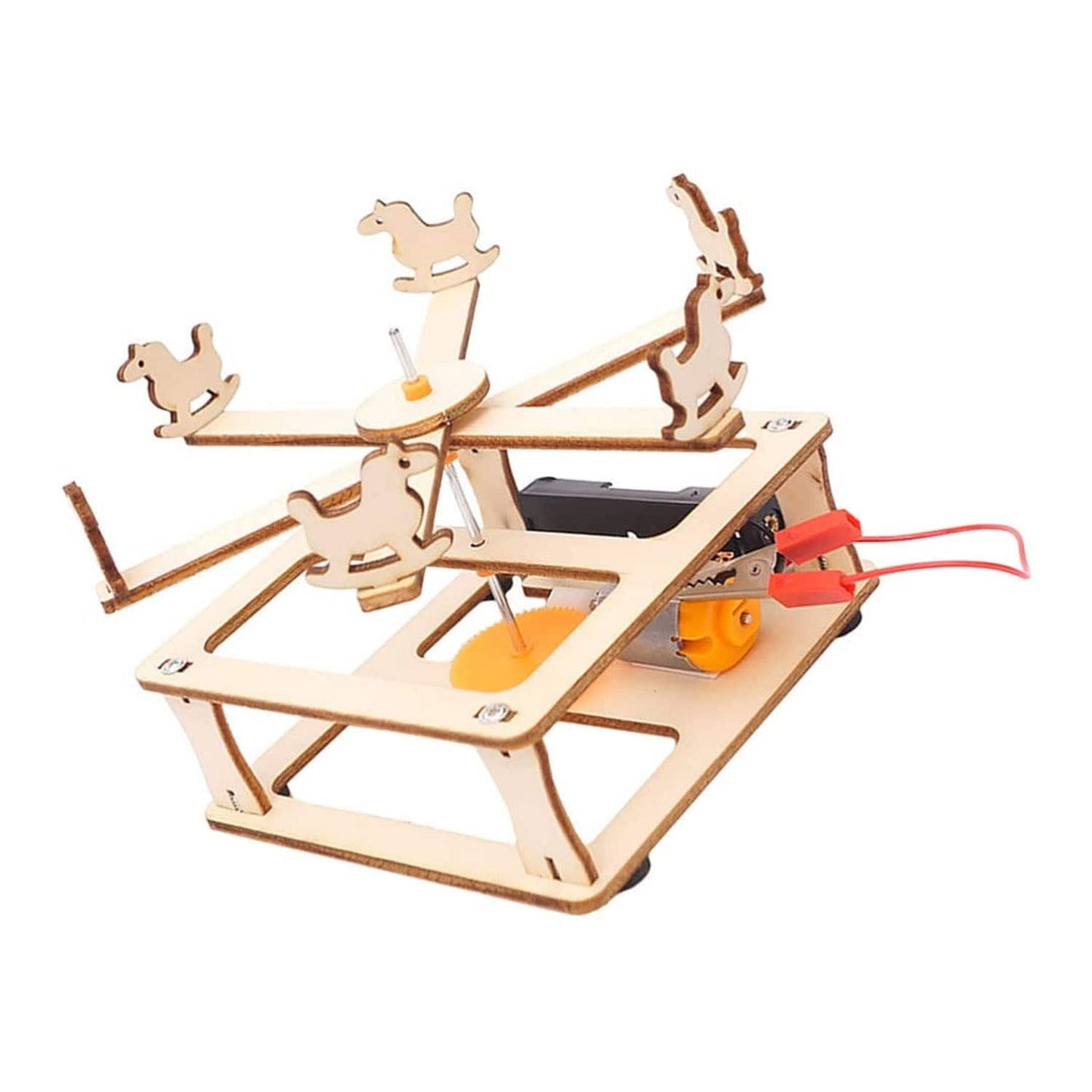 DIY Merry-Go-Round STEM Kit Wooden Merry-Go-Round Toy DIY