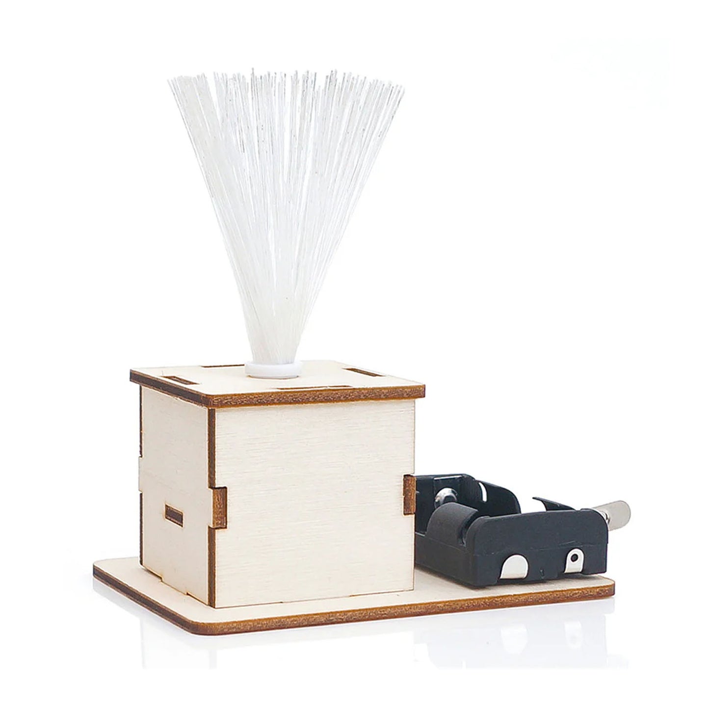 DIY Wooden Optic Light Kit Fiber Optic Science Experiment Kit Hands-on Fiber Optic Science Project For Students STEM Learning Kit - RS6281