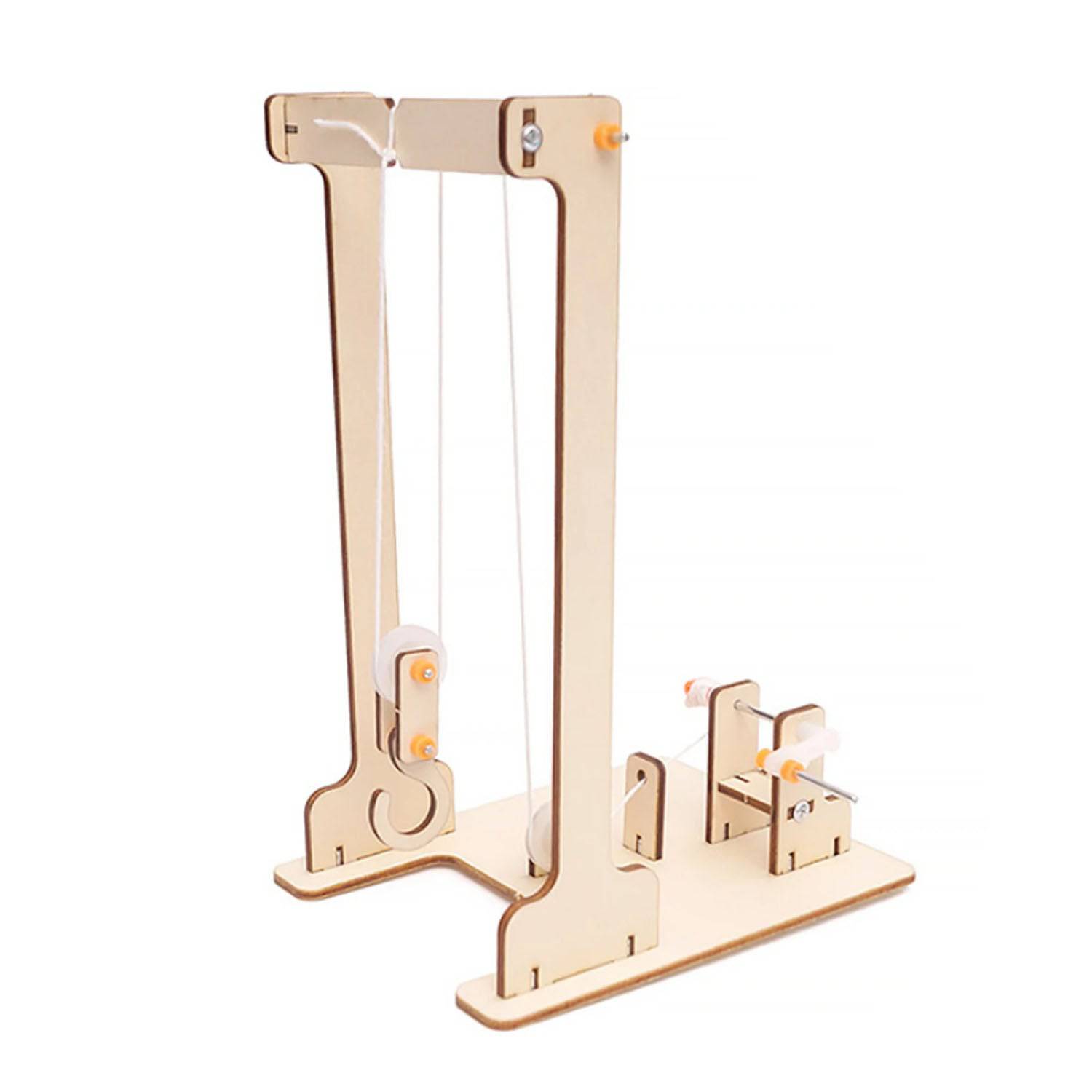 DIY Crane STEM Kit Science Educational Hand Operated Crane