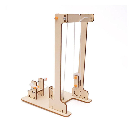 DIY Crane STEM Kit Science Educational Hand Operated Crane