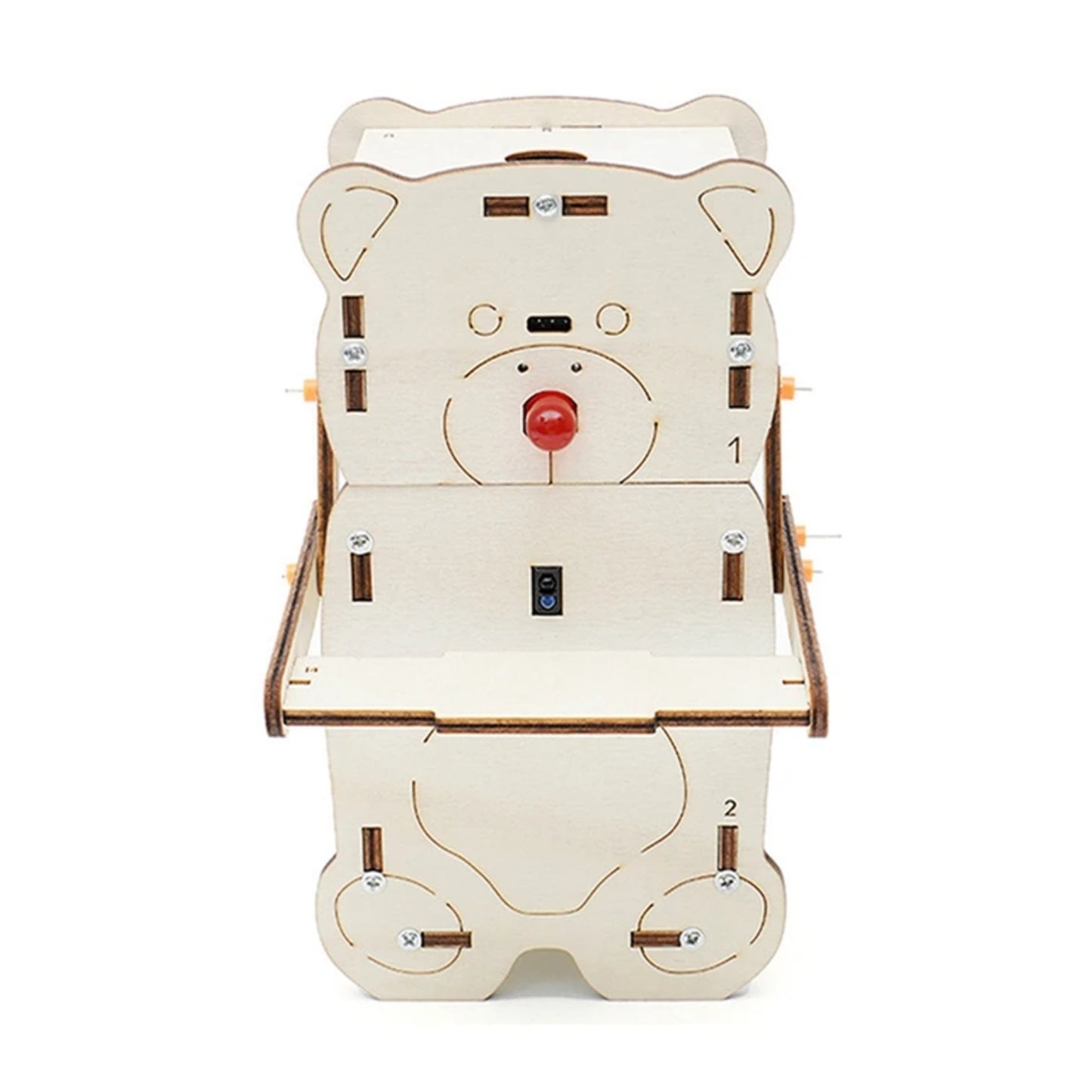 DIY Coin Eating Robot STEM Kit DIY Gluttonous Bear Puzzle
