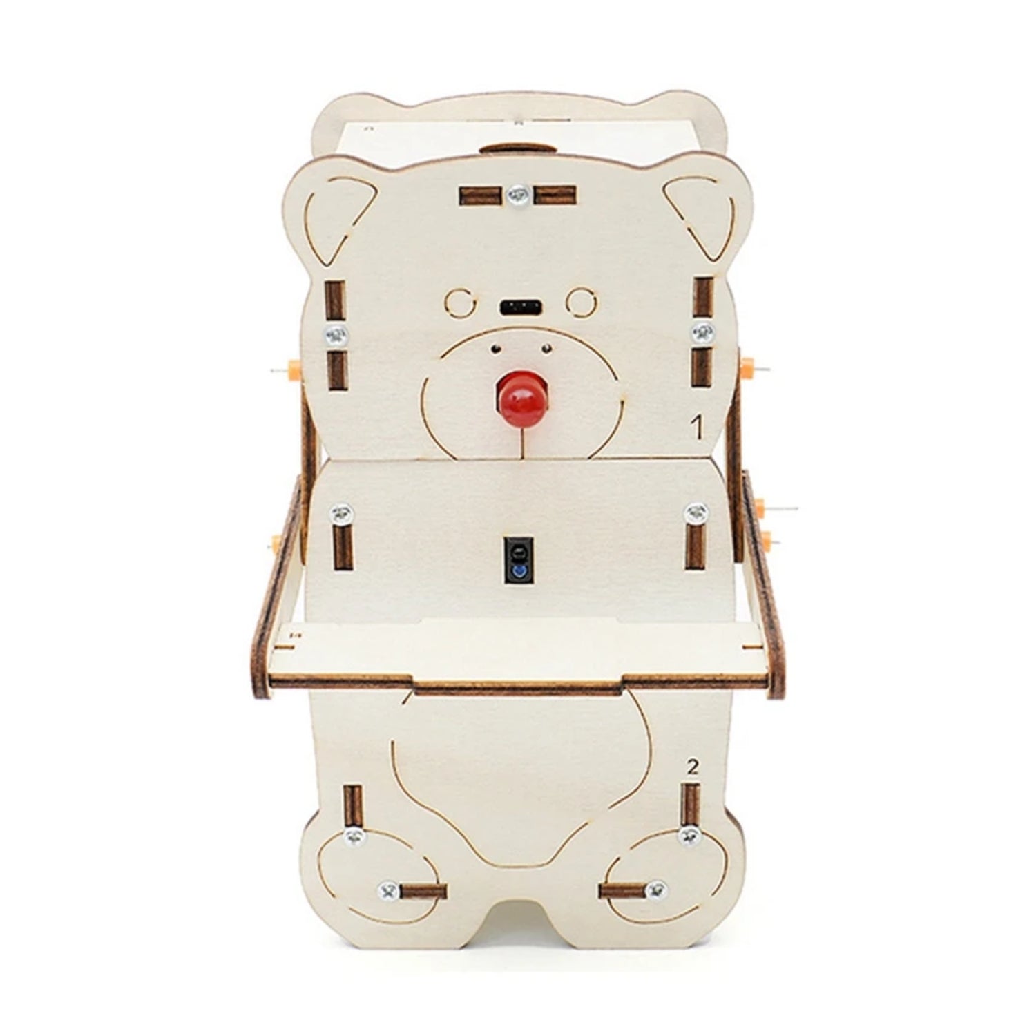 DIY Coin Eating Robot STEM Kit DIY Gluttonous Bear Puzzle