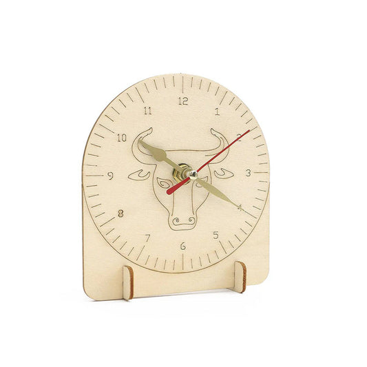 DIY Clock STEM Kit DIY 3D Wooden Puzzle Clock