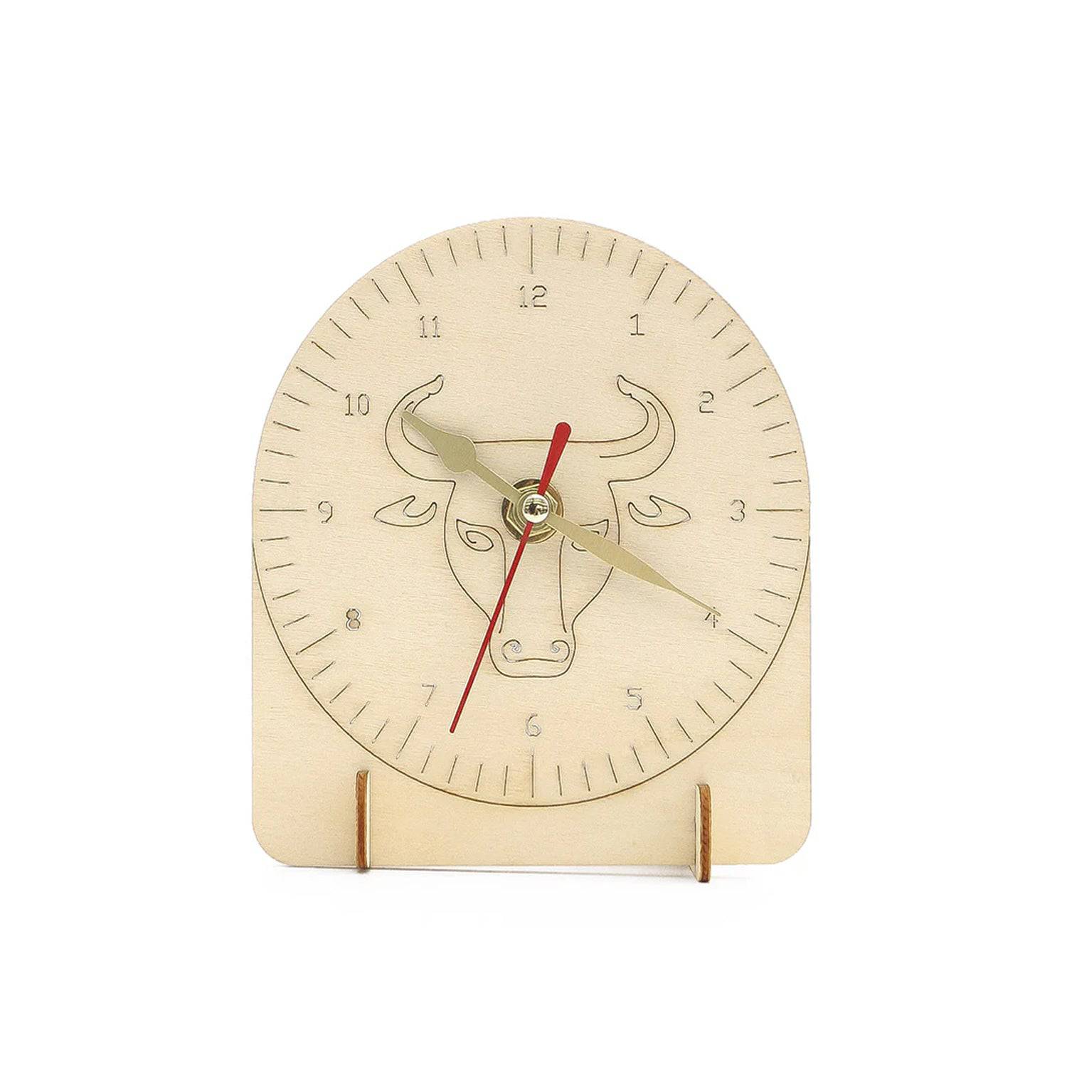 DIY Clock STEM Kit DIY 3D Wooden Puzzle Clock