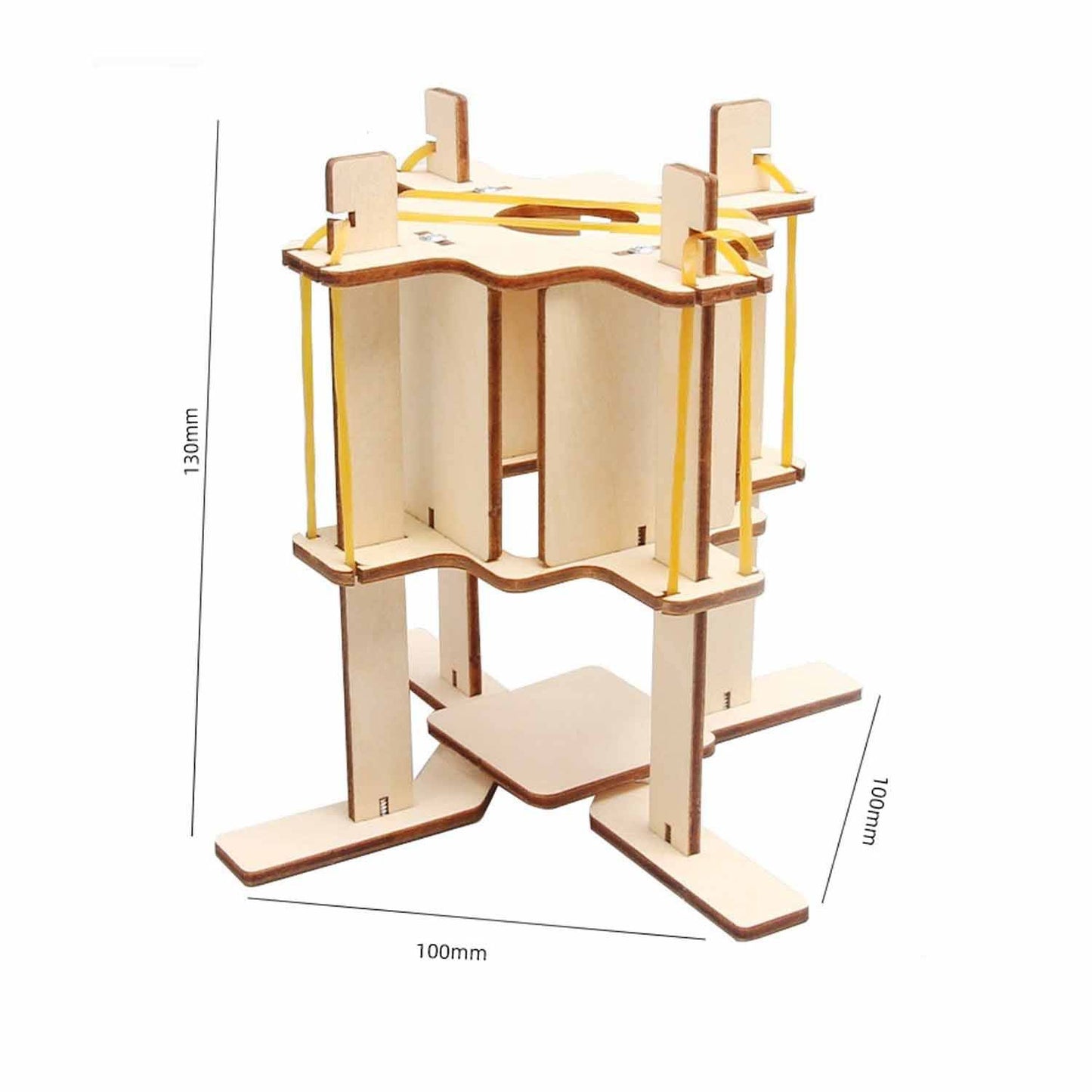 DIY Shock Absorber STEM Kit 3D Wooden Puzzle Kit