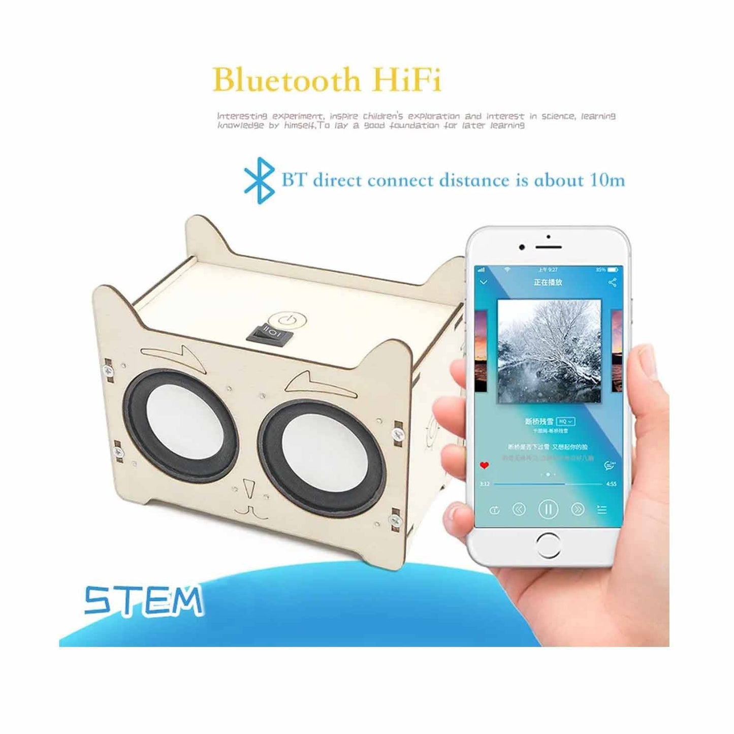 DIY Wireless Bluetooth Speaker STEM Kit Wireless Bluetooth
