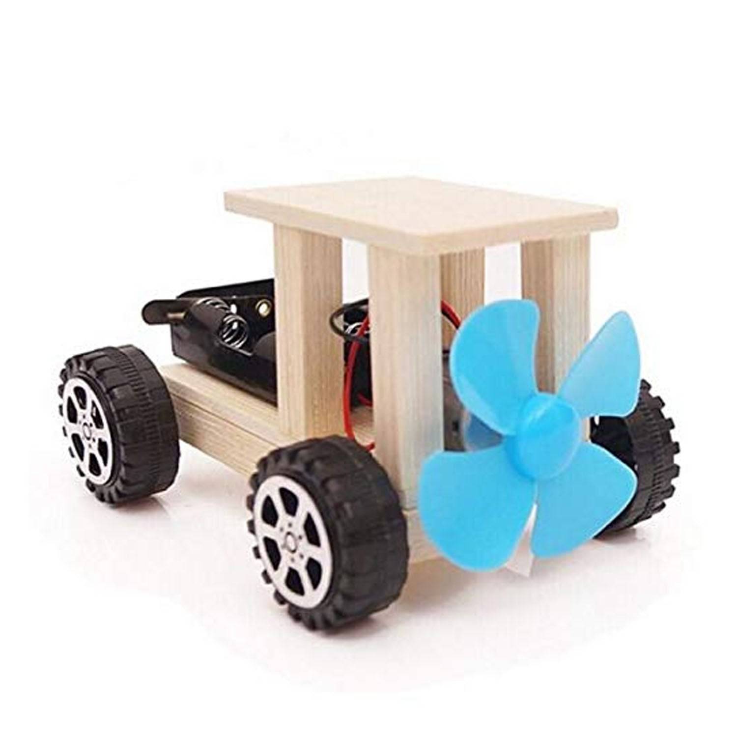 DIY Wind Car STEM Kit DIY Wooden Science Kits Kids
