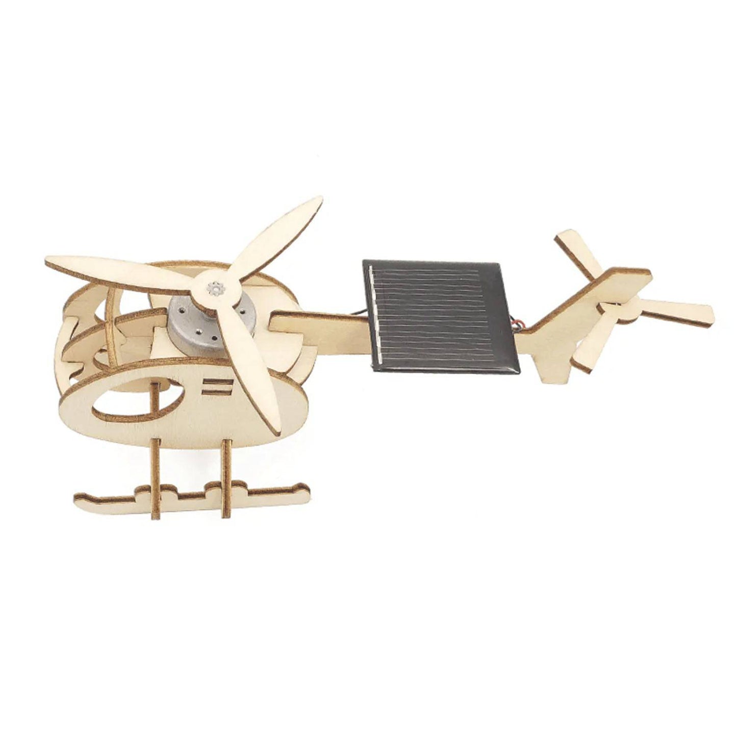 DIY Airplane STEM Kit Wooden Solar Plane Science Kit