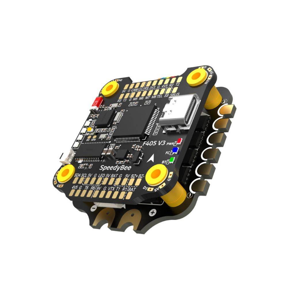 Speedybee F4 V3 Flight Controller SB-F4V3-50-STACK For Quadcopter FPV Drone Flight Controller With 50A ESC Best Flight Controller For Racing Drones High-Performance Flight Controller Stack - RS6592
