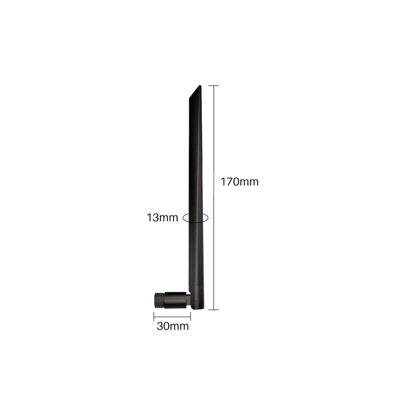 TX170-JKD-20 SMA-J Antenna 170MHz Omni-Directional Rubber Antenna With 3.0dBi Gain And SMA-J Connector For Reliable Wireless Communication - RS6998