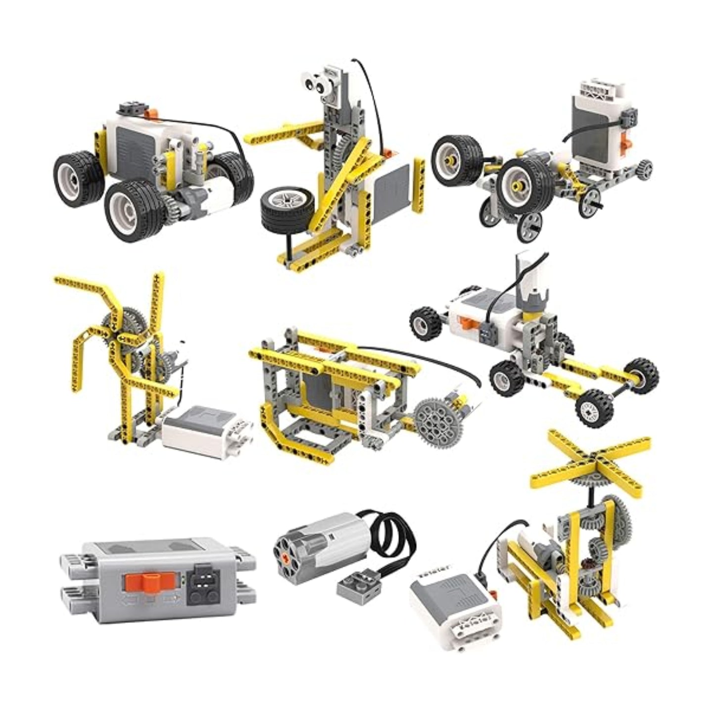 58-in-1 Technic Building Blocks Set Spark Creativity And Learning Compatible With 9686 Power Functions And CB9686 420 Pieces A Fun and Educational STEM Activity For Kids - RS7002