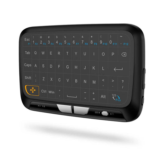 H18 2.4GHz Mini Keyboard Air Mouse QWERTY Keyboard - Black
