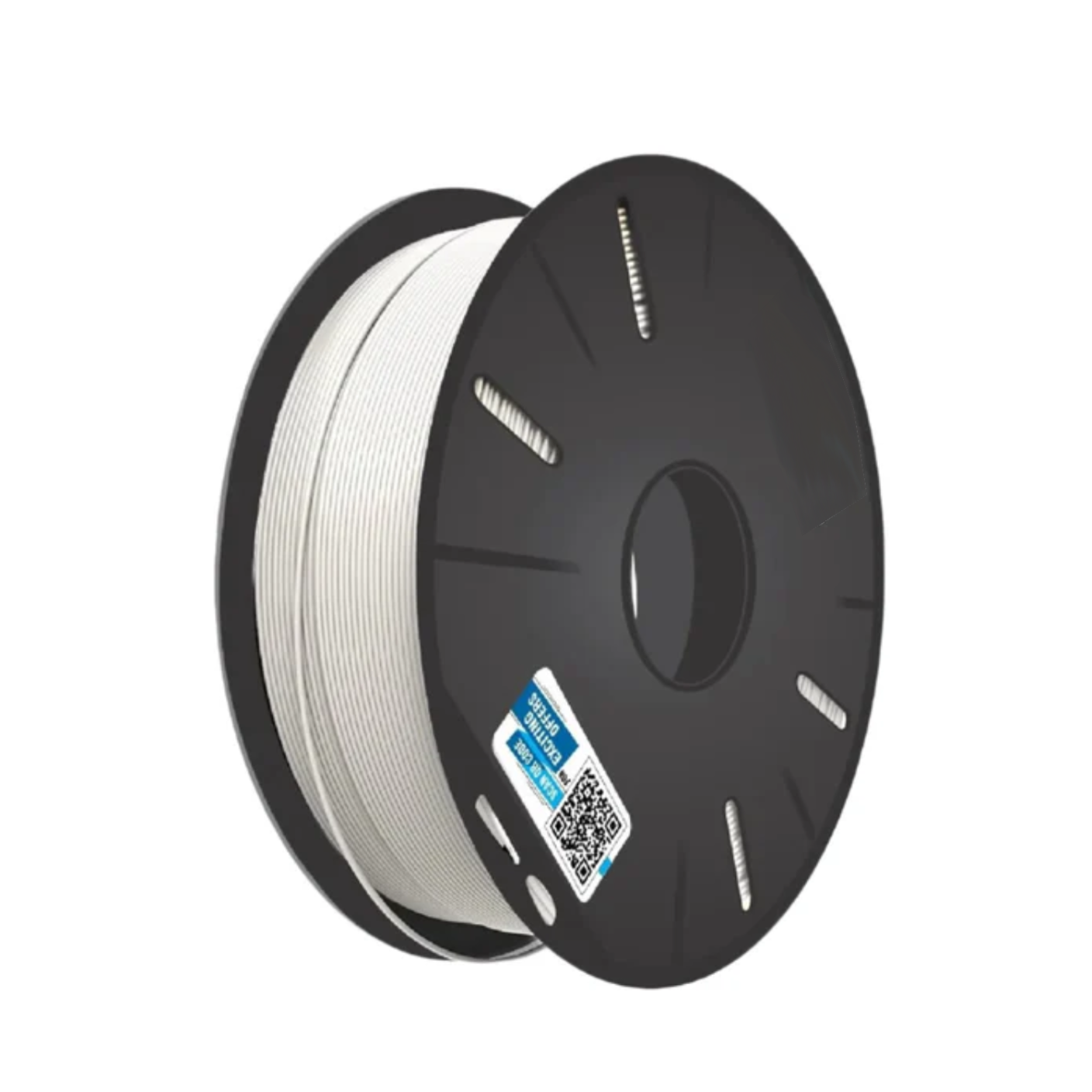 Ultra Speed PLA+ 3D Filament - Natural White, 1kg