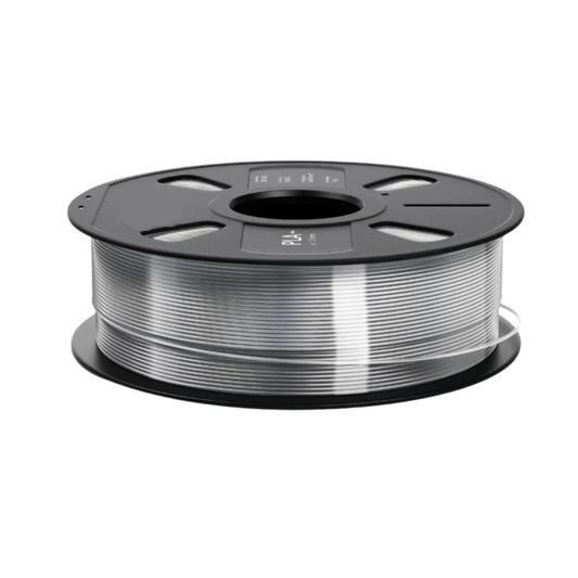 Silk PLA+ Filament - Silver, 1.75mm, 1kg
