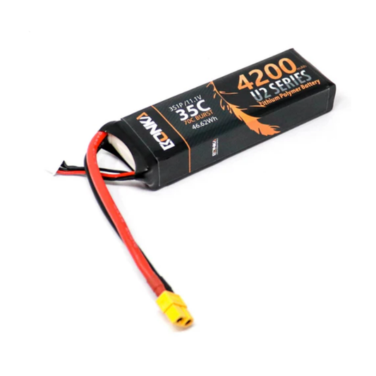 High-Performance 11.1V 4200mAh 3S 35C LiPo