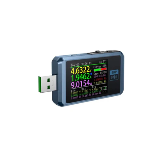 FNIRSI FNB48P USB Fast Charge Tester: Blue, with App Support