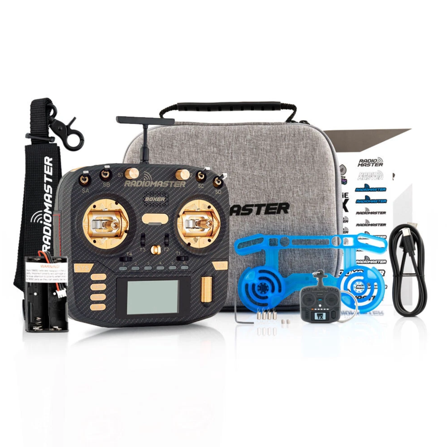 RadioMaster Boxer Max ELRS M2 Radio Controller Kit- GOLD