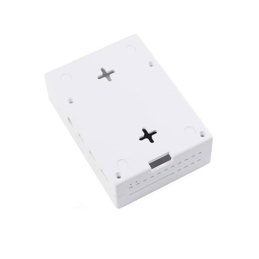 Raspberry Pi 4 ABS Case Raspberry Pi 4 Model B ABS Case Firm dust Resistance with Dual Fan 1GB 2GB 4GB 8GB (White) - RS2662