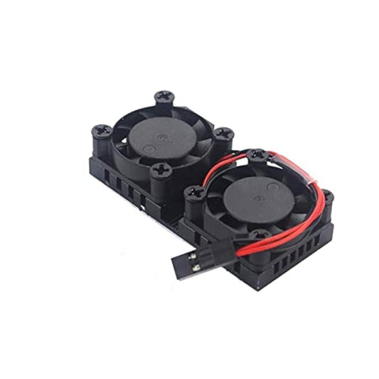 Raspberry Pi 4 Dual Fan Pi 4 Dual Fan Heatsink Cooling System Double Cooling Fan Cooler Radiator Suitable For Raspberry - RS2329