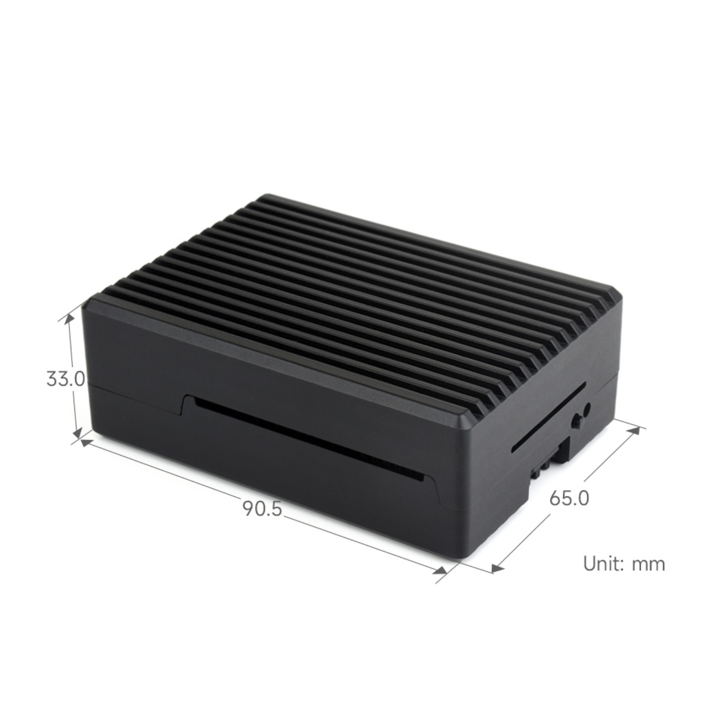 Raspberry Pi 5 Stripe Grooved Case