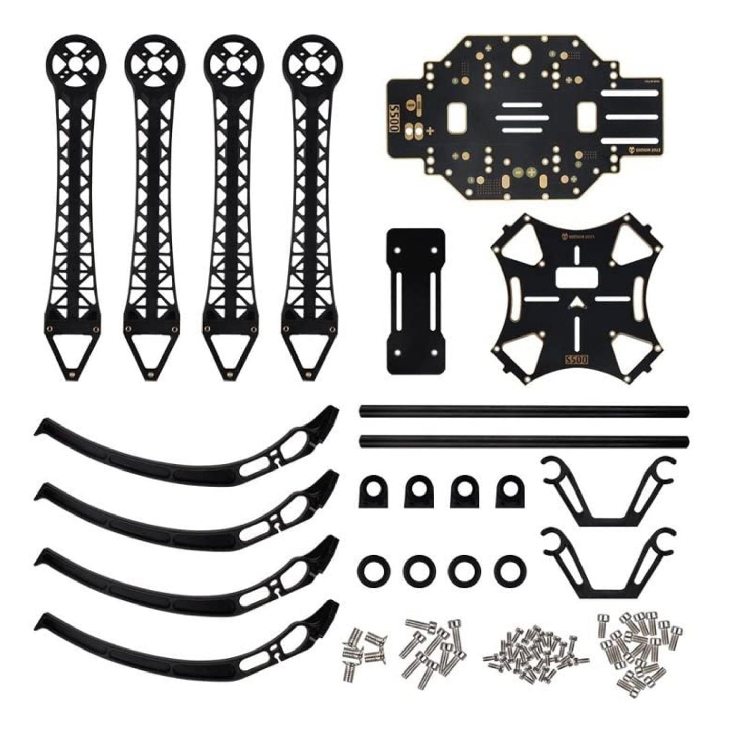 S500 Original Carbon Fiber Multi-Rotor Air PCB Frame With High Landing Gear For FPV Quadcopter - RS4815