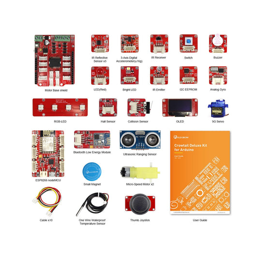 Crowtail-Deluxe Kit for Arduino with 20 Module Sensors