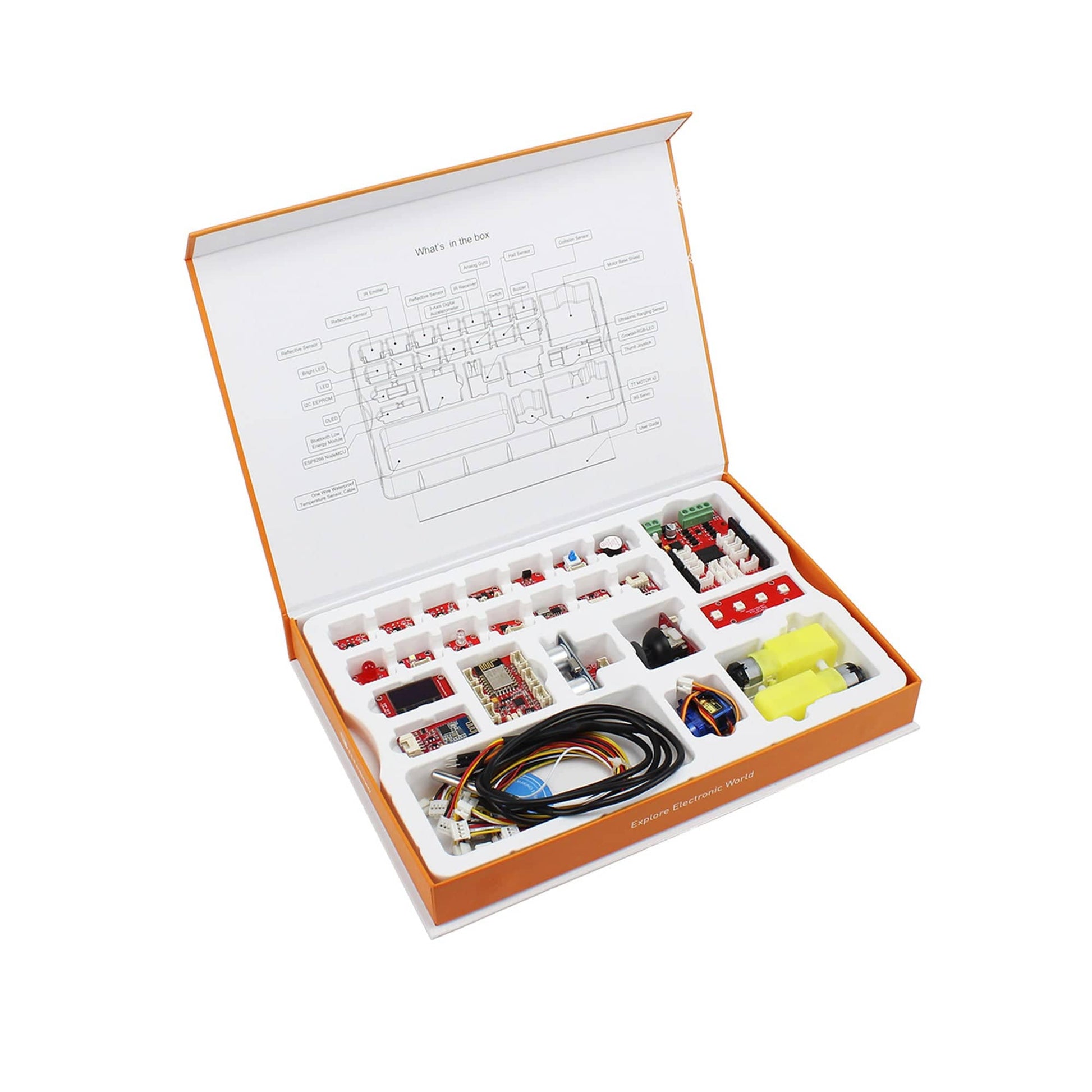 Crowtail-Deluxe Kit for Arduino with 20 Module Sensors