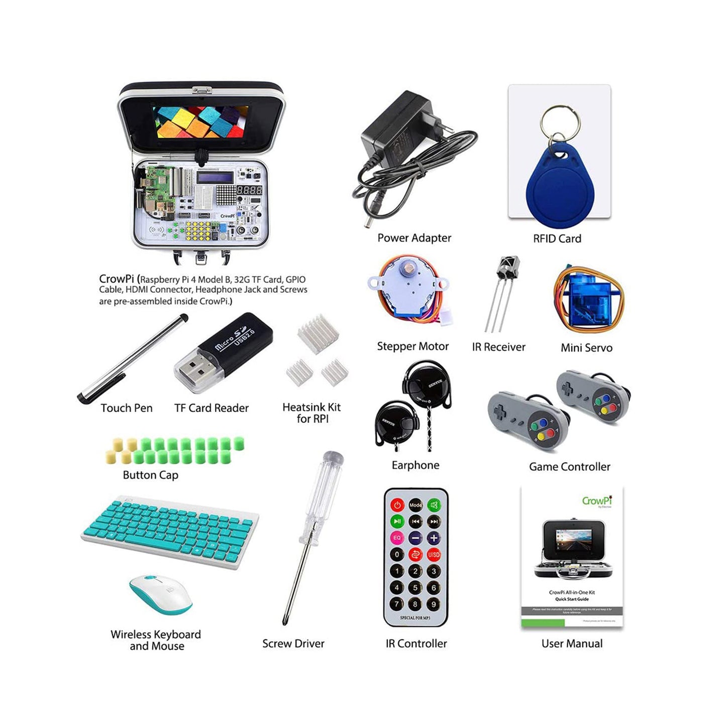 CrowPi- Compact Raspberry Pi Educational Kit