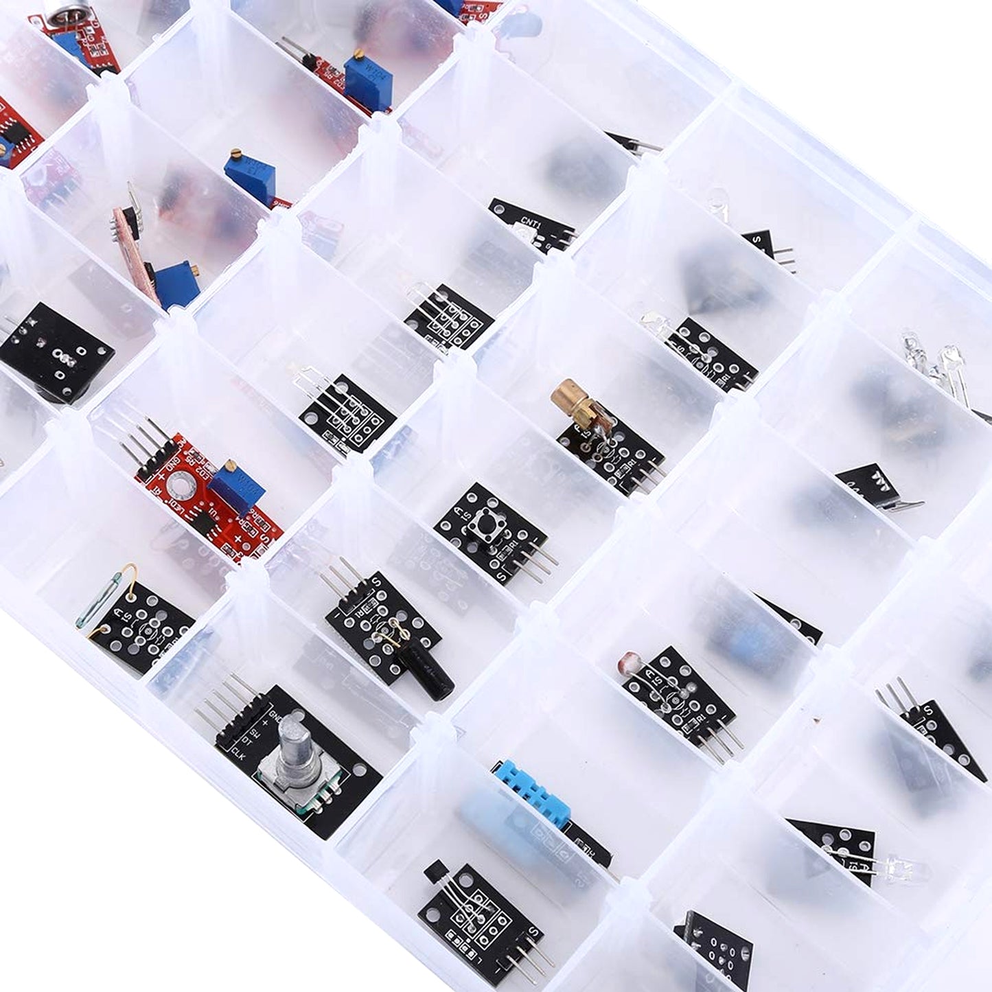 37 in 1 Sensor Kit Compatible with Arduino UNO, NodeMcu, Raspberry Pi, Robotics Projects - SR052 - REES52